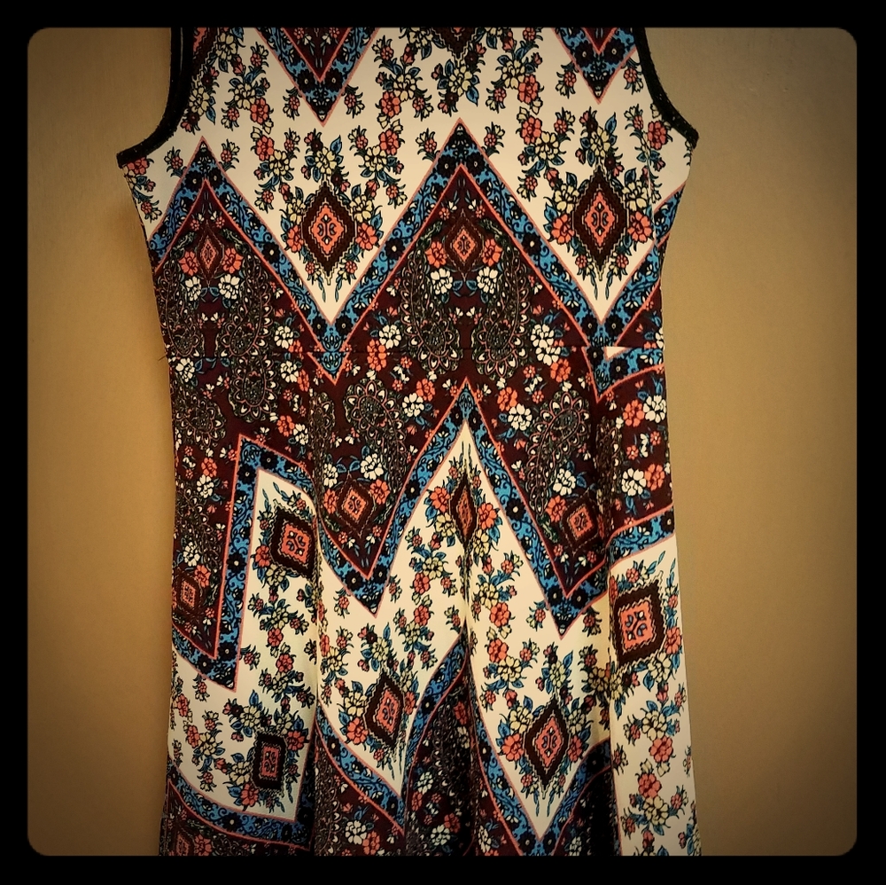 Tank dress multi floral
